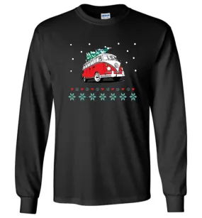 Hippie Van Holiday Long Sleeve T-Shirt