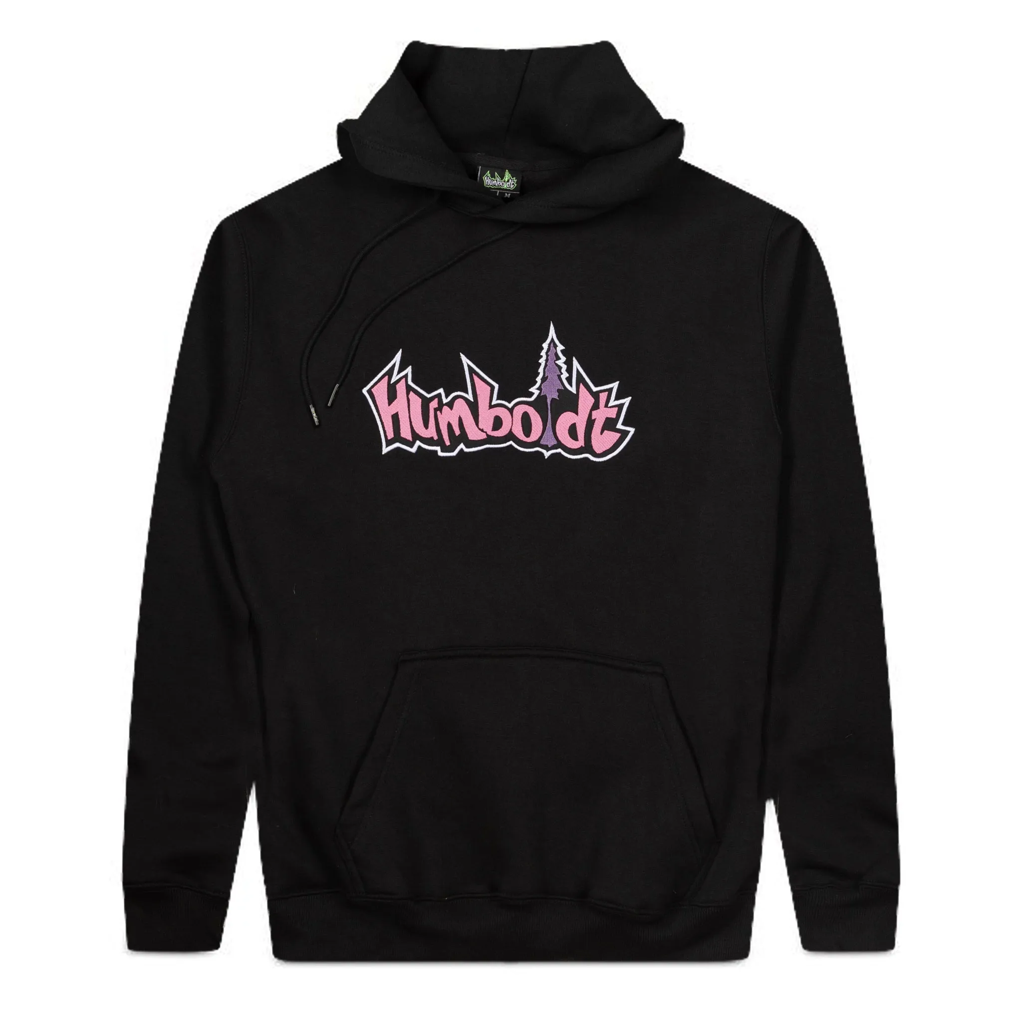 Humboldt Embroidered Big Treelogo P/O Hoodie BLK-PNK-PUR