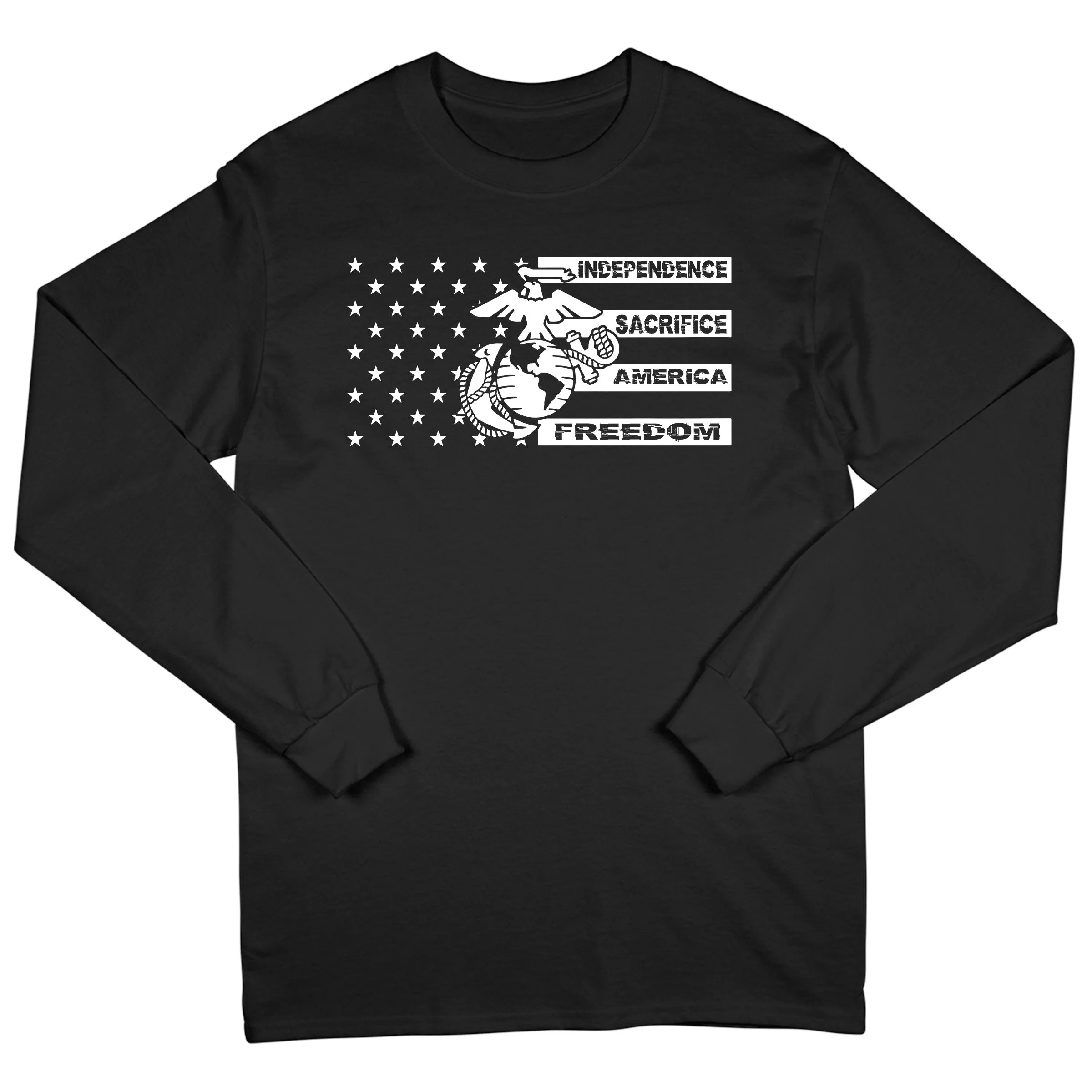 Independence Flag Long Sleeve Tee