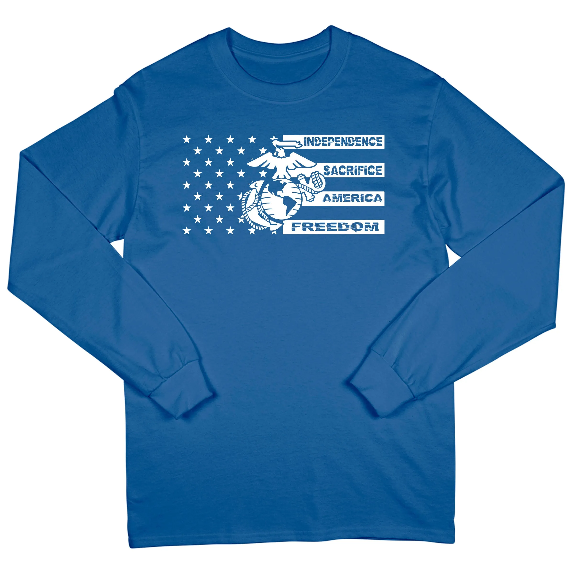 Independence Flag Long Sleeve Tee