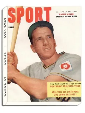 June 1952 Sport Cover (Ralph Kiner, New York Baseball Giants)