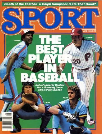 June 1983 Sport Cover (Andre Dawson, Gary Carter, Mike Schmidt and Robin Yount)