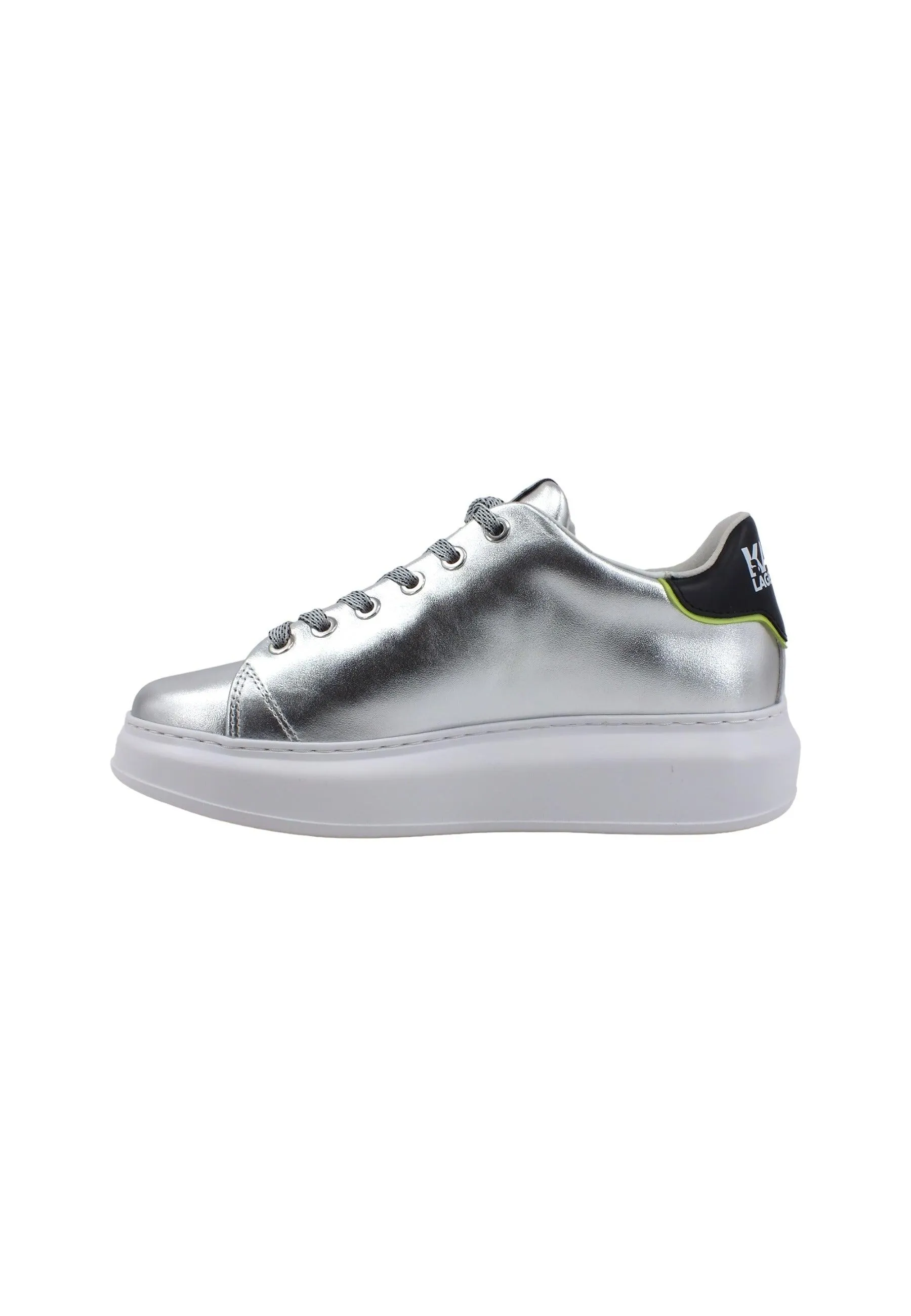 KARL LAGERFELD Kapri Metal Maison Sneaker Donna Silver KL62539D