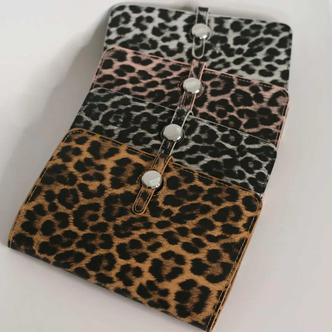 Leopard Print Wallet & Coin Purse - Brown Leopard