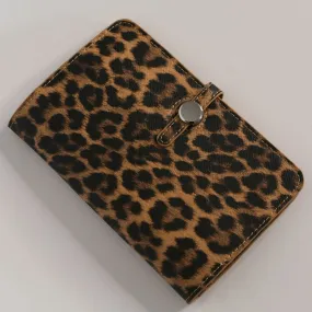 Leopard Print Wallet & Coin Purse - Brown Leopard