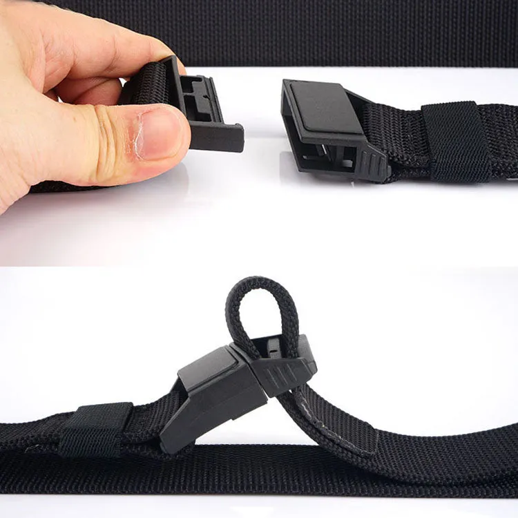 Lightweight Plastic Magnetic Buckle Outdoor Belt