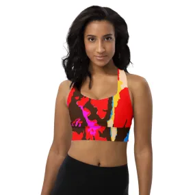 Longline sports bra Splash