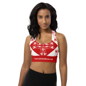 Longline sports bra Xene Red