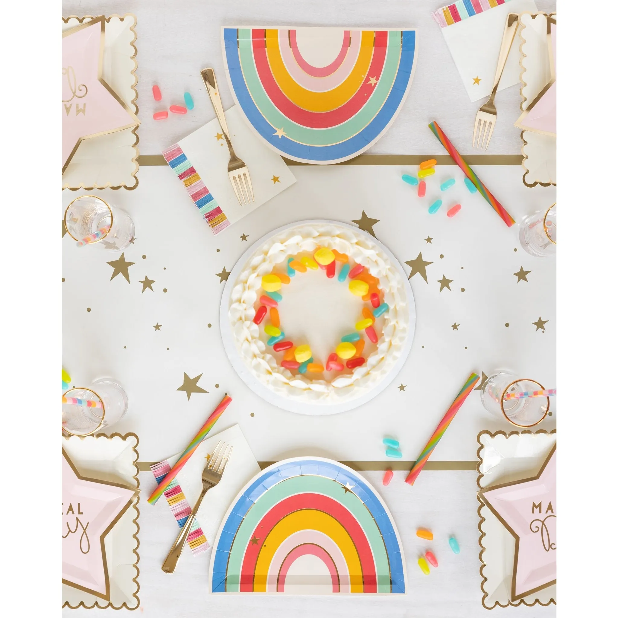 Magical Rainbow 9" Plates