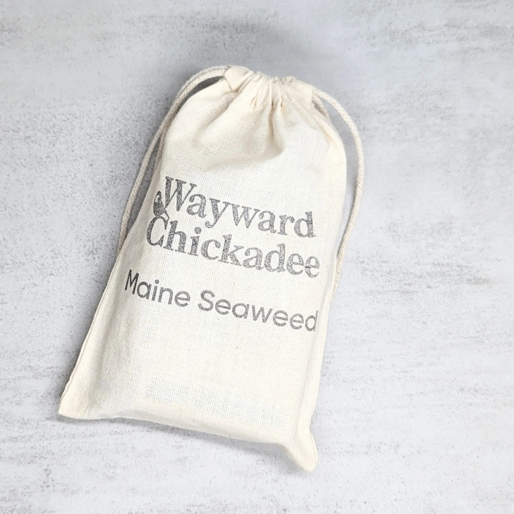 Maine Seaweed Muslin Bag