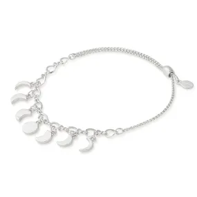 Moon Phase Pull Chain Bracelet