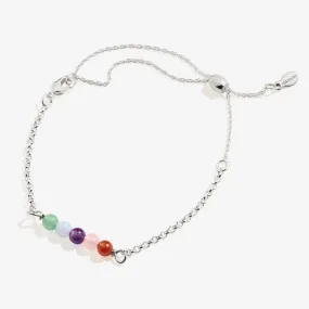 Multi-Gemstone Pull Chain Bracelet