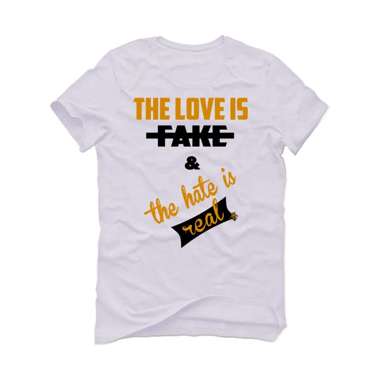 Nike Dunk Low "Reverse Curry" | Illcurrency White T-Shirt (Love is Fake)