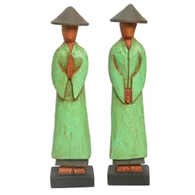 Novica Companions Wood Statuettes (Pair)