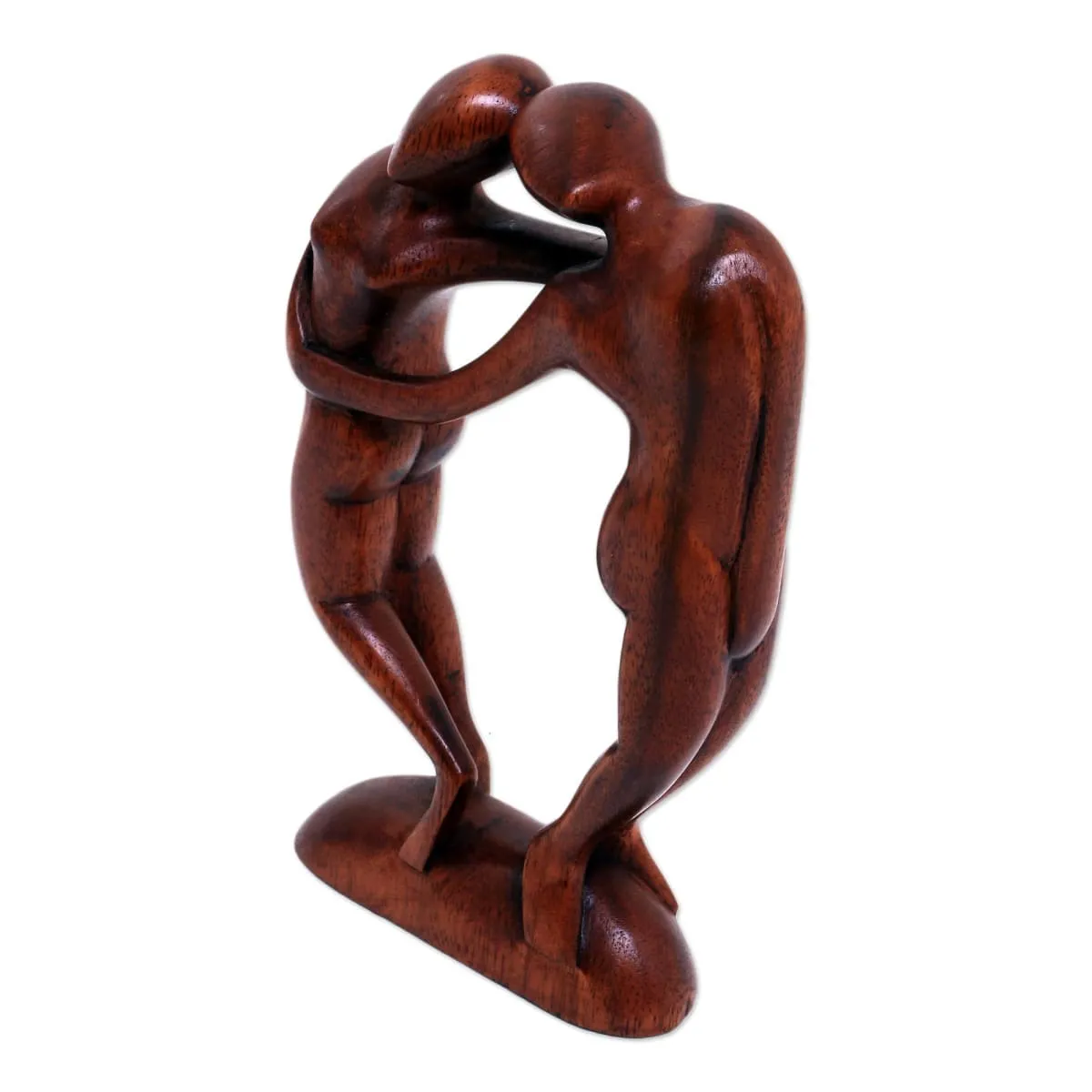 Novica Couple In Love Wood Sculpture