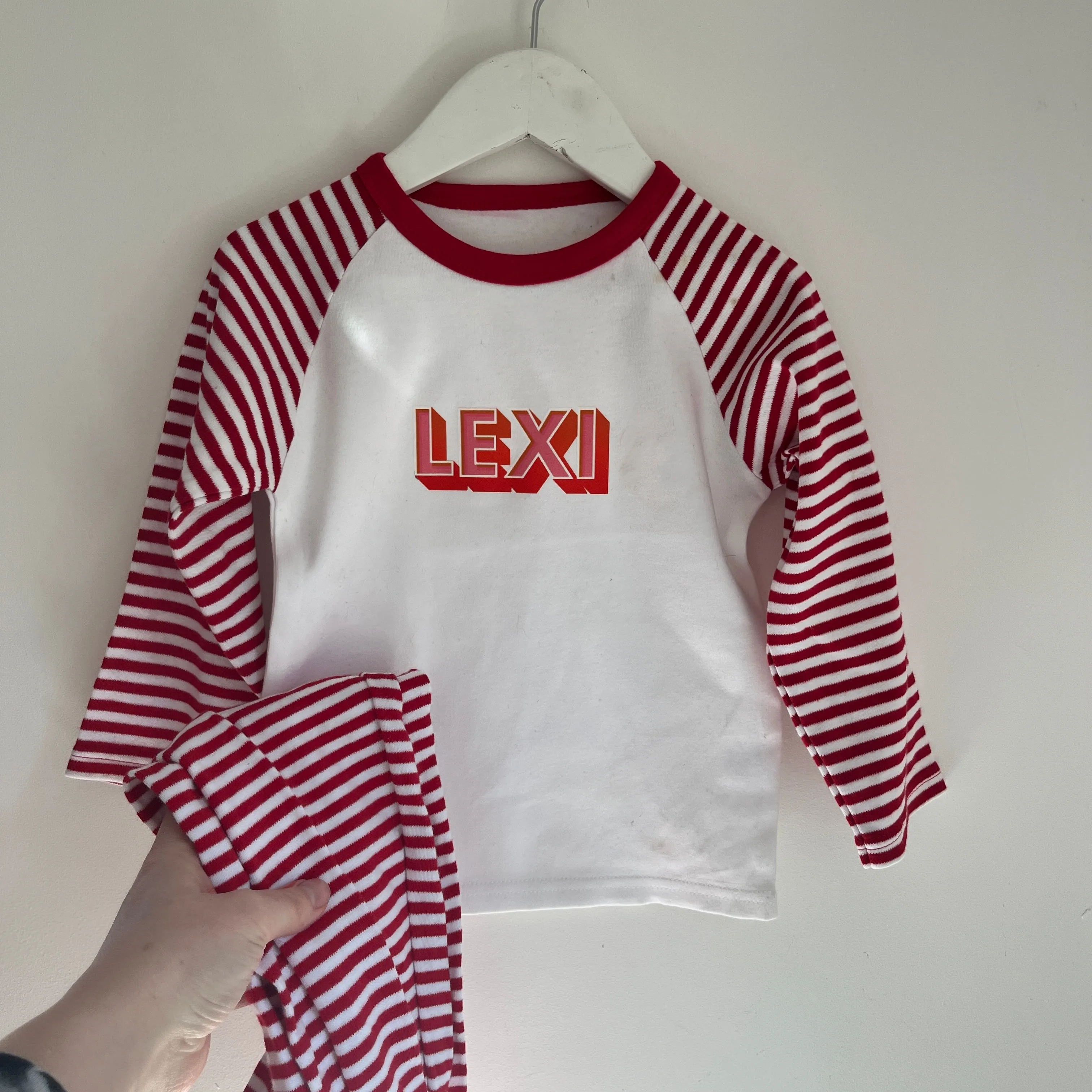 Personalised kids name Misfit pyjamas