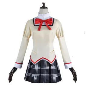 Puella Magi Madoka Magica- Kaname Madoka Cosplay Costume Outfits Halloween Carnival Party Disguise Suit