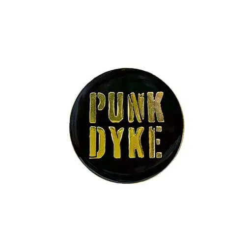 Punk Dyke enamel pin