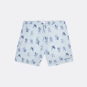 "Hercules Print" Maillot Swim Shorts (Print Heracles)