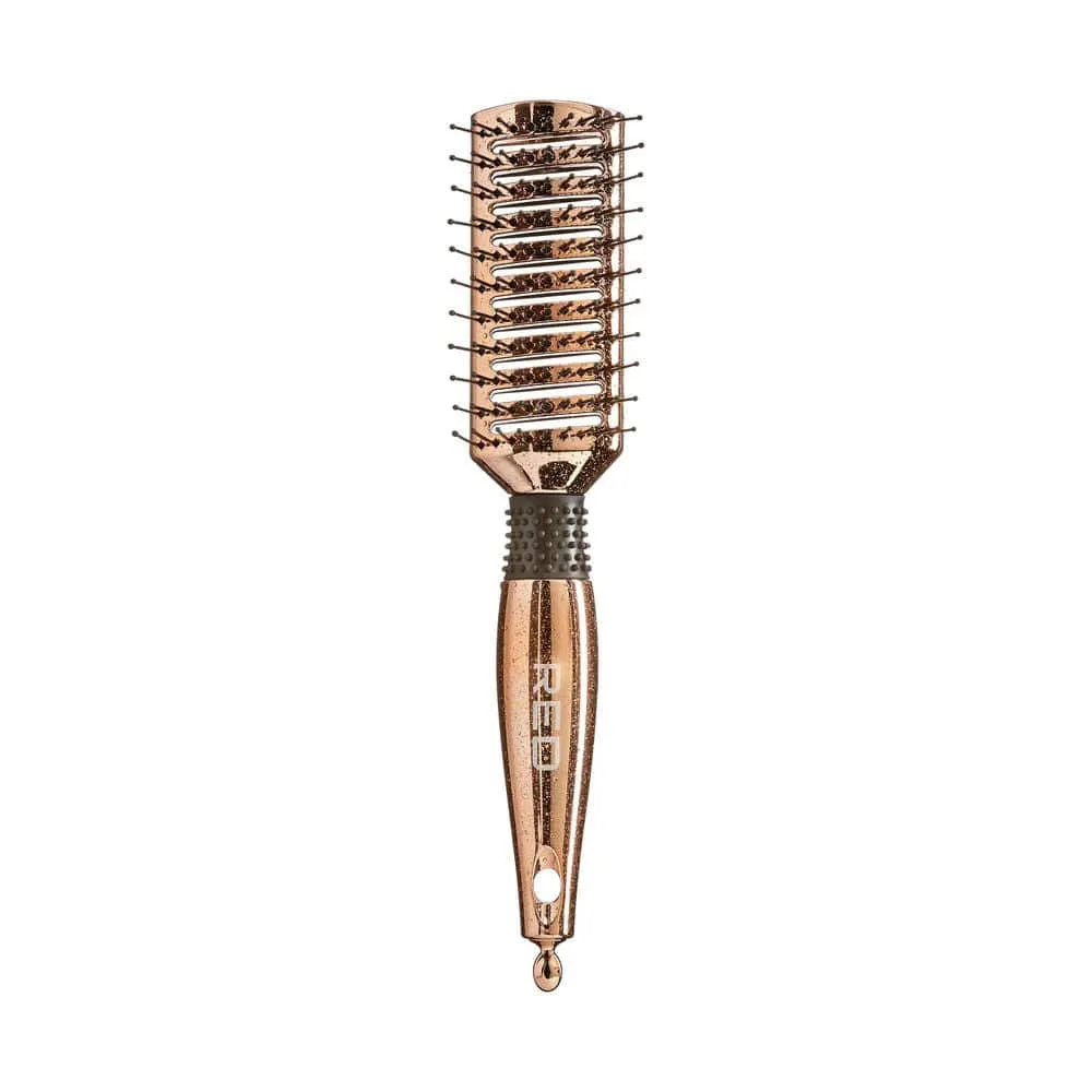 RED BY KISS | Rose Gold Paddle Brush Vent HH36