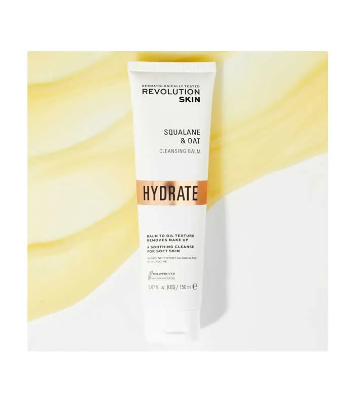 Revolution Skincare - *Hydrate* - Bálsamo limpiador desmaquillante facial con escualeno y avena