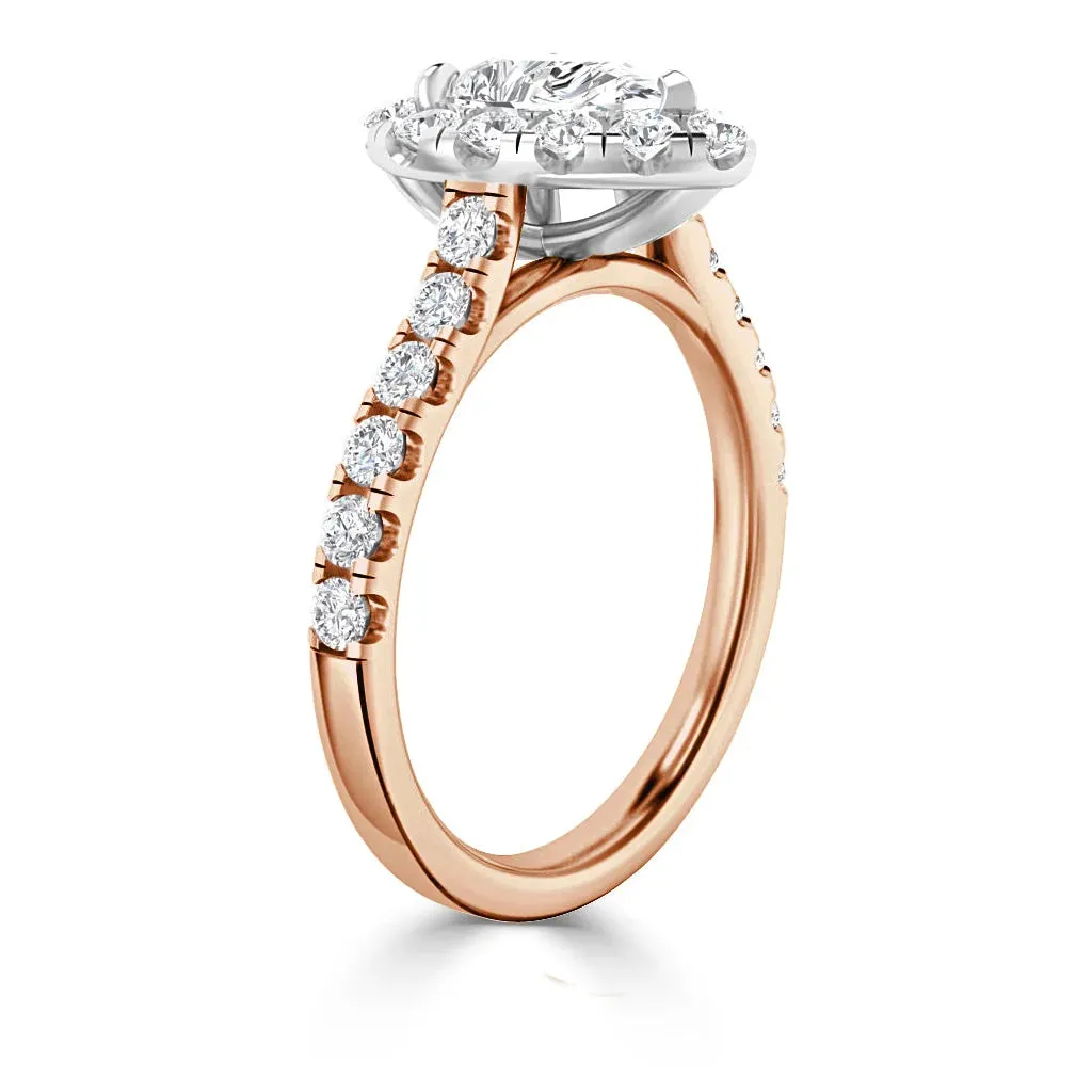 Sadie - 18ct Rose Gold - Pear