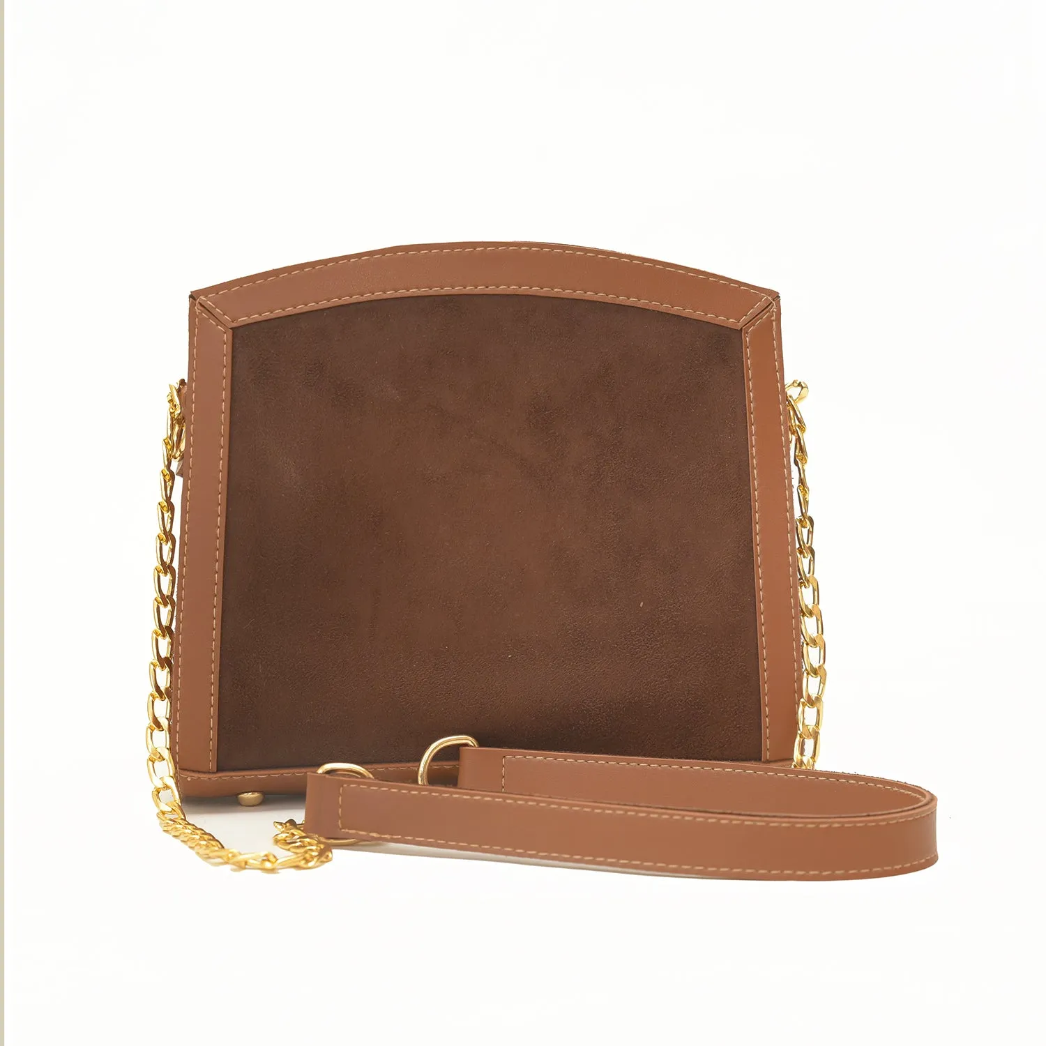 Sonic crossbody brown bag