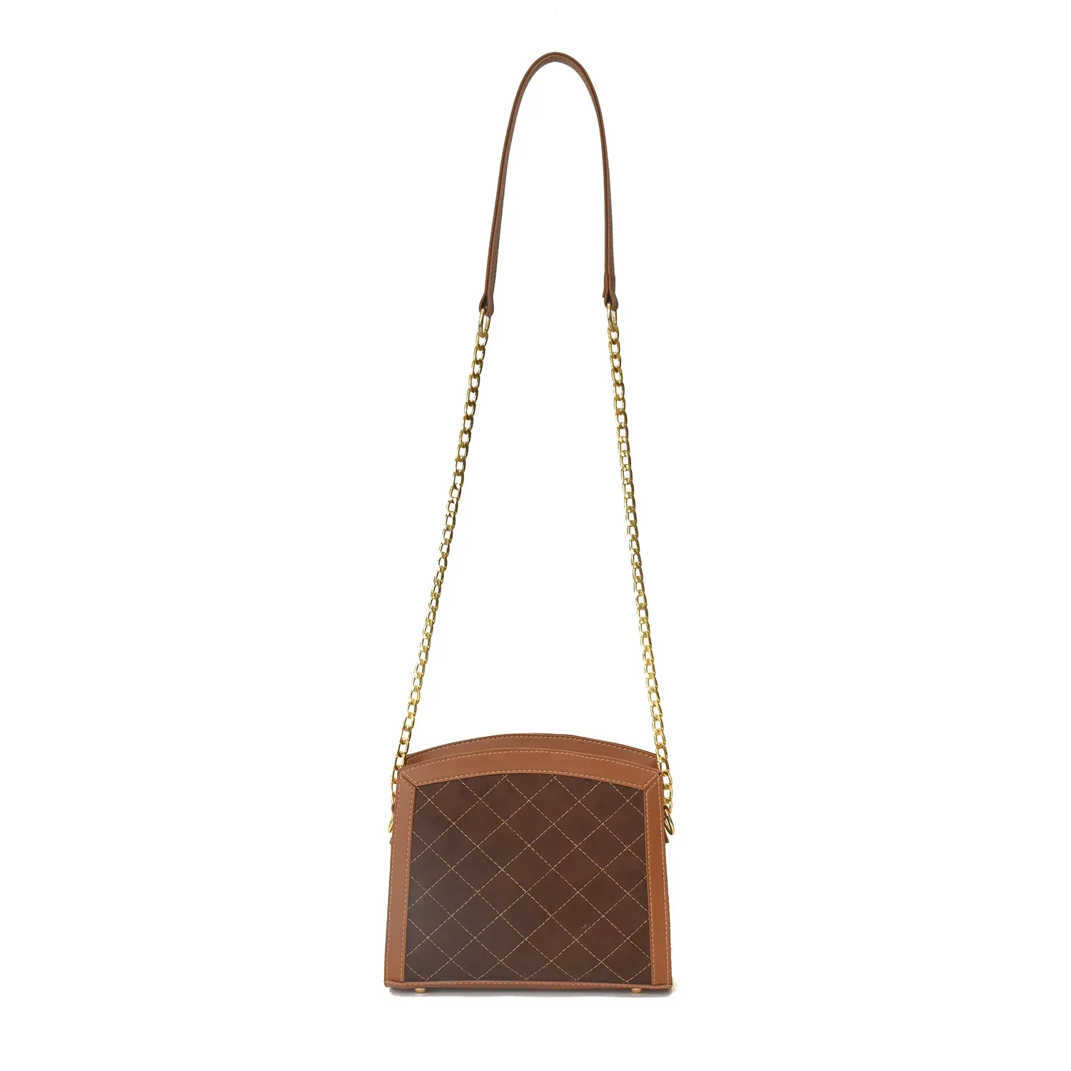 Sonic crossbody brown bag