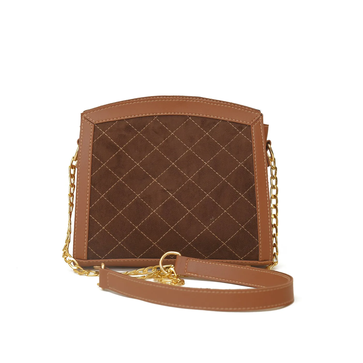 Sonic crossbody brown bag