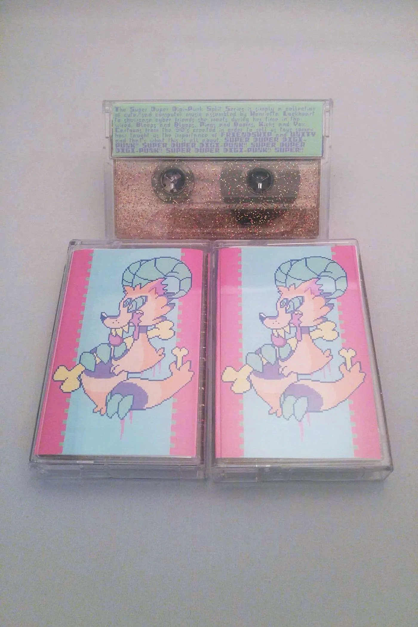 Super Duper Digi-Punk Split Vol.3 by Kloudygirl, Girls Eating Boys, Robot Speaker, Lo Tek Dolphin Hackers, Power Stone