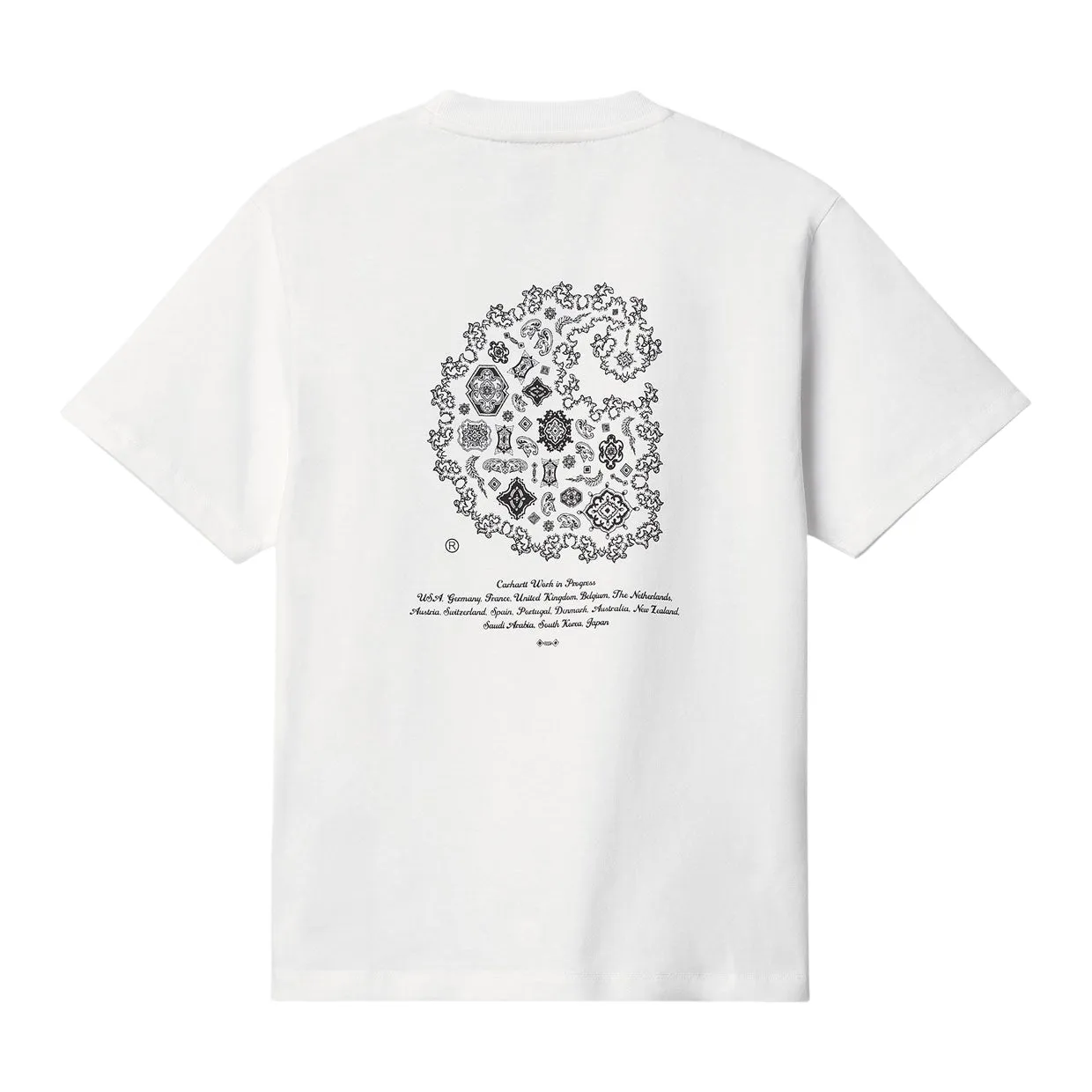 T-shirt Donna Carhartt WIP W' S/S Verse C Bianco