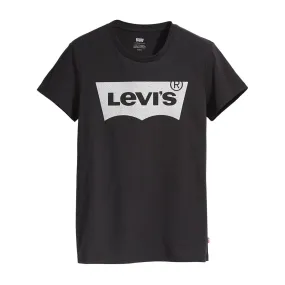 T-shirt Donna Levi's Perfect Nero / Argento