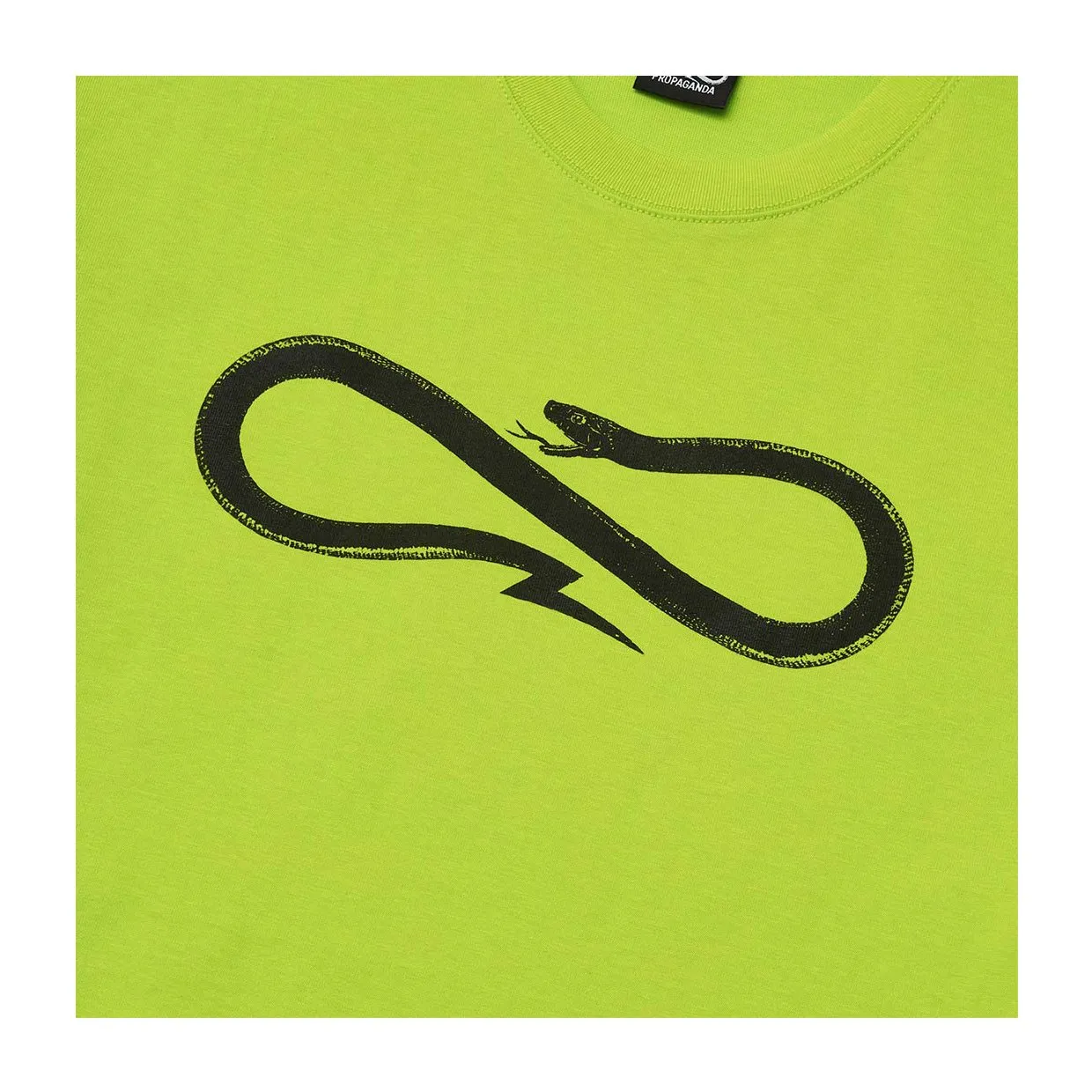 T-shirt Logo Propaganda Verde Lime