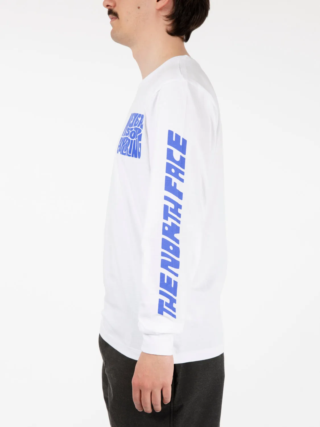 T-shirt l/s Mountain play tnf white