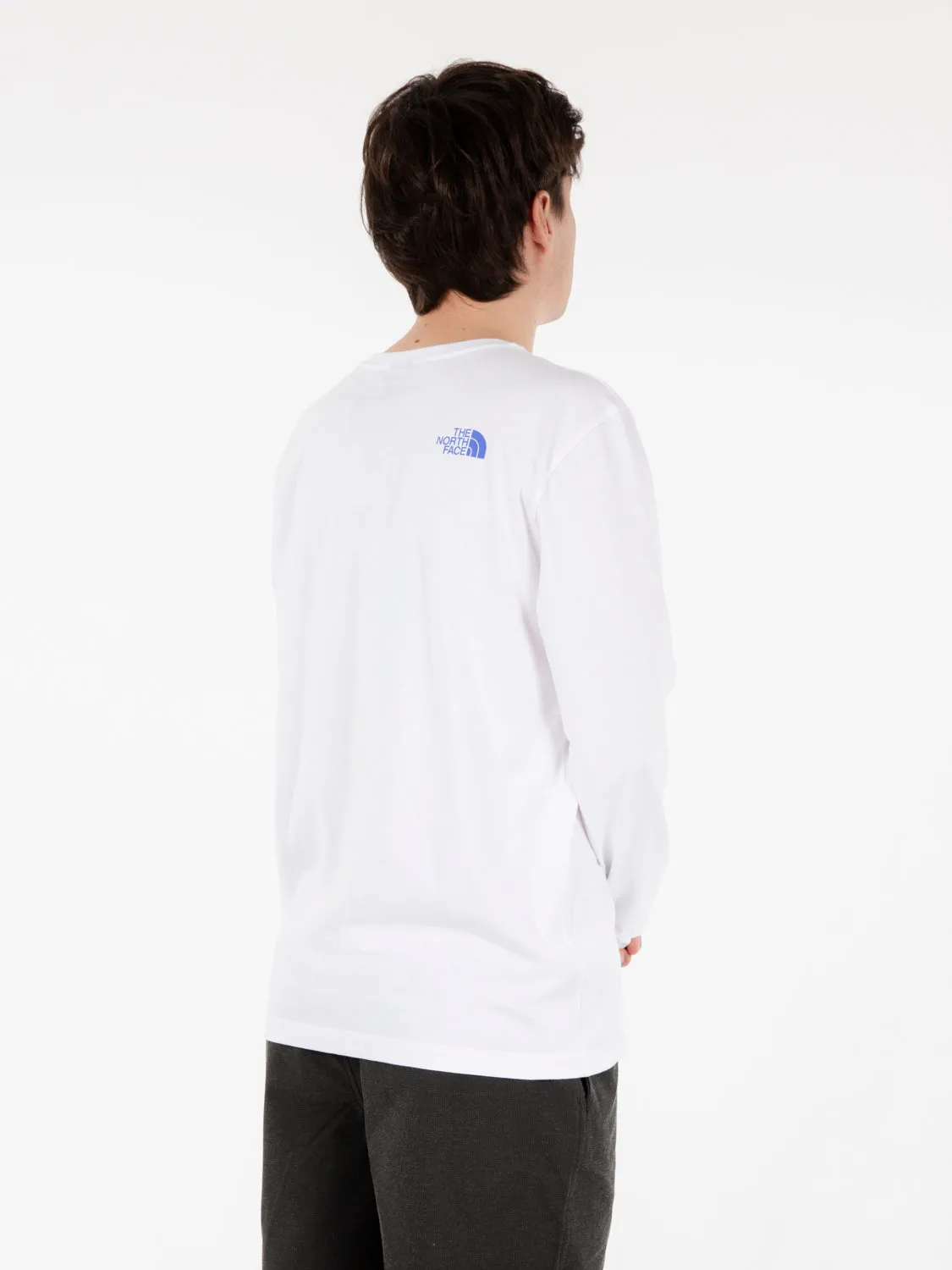 T-shirt l/s Mountain play tnf white