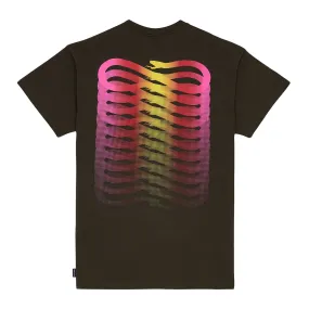 T-shirt Propaganda Ribs Gradient Verde Militare