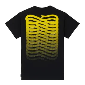 T-shirt Propaganda Ribs Nero / Giallo