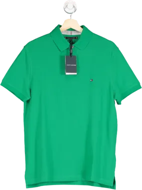 Tommy Hilfiger Green Regular Fit Polo Shirt UK M