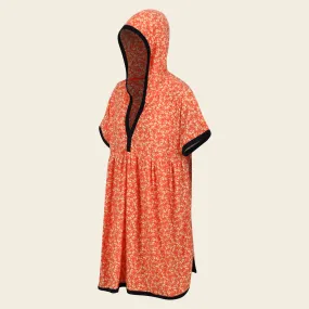 Towelling Dress - Satsuma Parsley