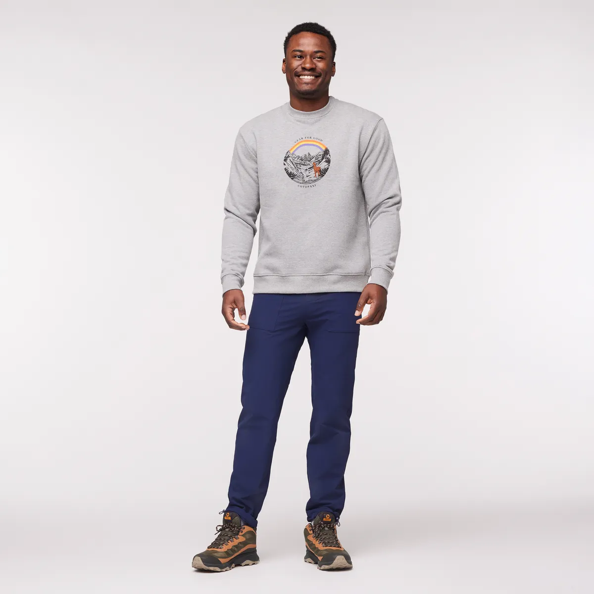 Traveling Llama Crew Sweatshirt - Men's